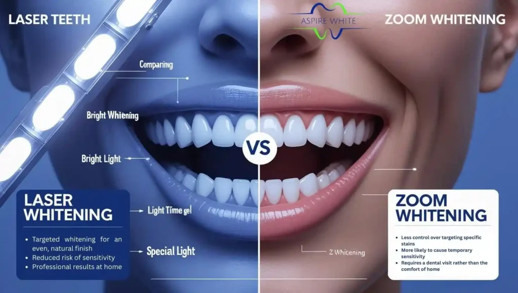 Laser Teeth Whitening vs. Zoom Whitening Exeter